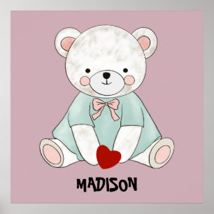 Süßer kleiner Teddy  Poster