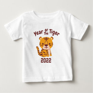 Süßer kleiner Tiger, Jahr-des-Tiger-Baby-T-Shirt Baby T-shirt