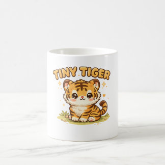 Süßer kleiner Tiger Kawaii Cartoon-Tier Kaffeetasse