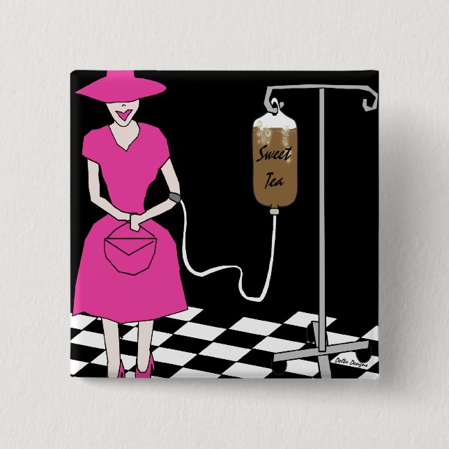 Süßer Knopf südlicher Gallone Tee-IV Button (Vorderseite)