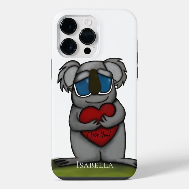 Süßer Koala-Bär iPhone Hülle (Rückseite)