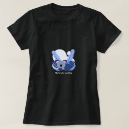 Süßer Koala-Cartoon mit Palmblättern|Reizender Cha T-Shirt