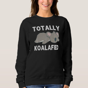 Süßer Koala für Männer Frauen Schlafendes Beutelti Sweatshirt