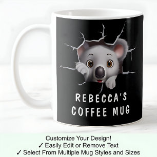 Süßer Koala in einer Tasse! Neuheit für Koala-Fans Kaffeetasse
