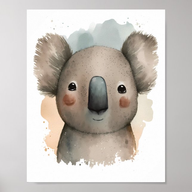 Süßer Koala Poster (Vorne)