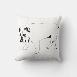Süßer Komfort, Bulldogge Lounge Kissen