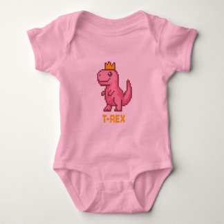 Süßer König Dinosaurier - Trex Baby Strampler