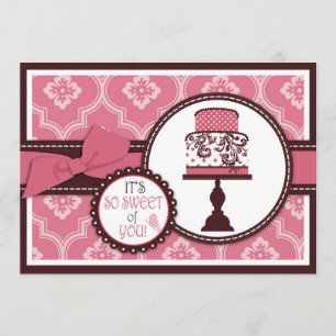 Süßer Kuchen danken Ihnen Dankeskarte