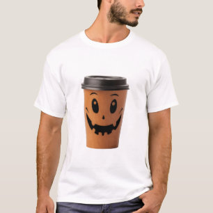 Süßer Kürbis Jack O Lantern Kaffeebecher Spuk Meer T-Shirt