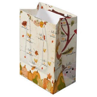 Süßer Kürbis Mittlere Geschenktüte