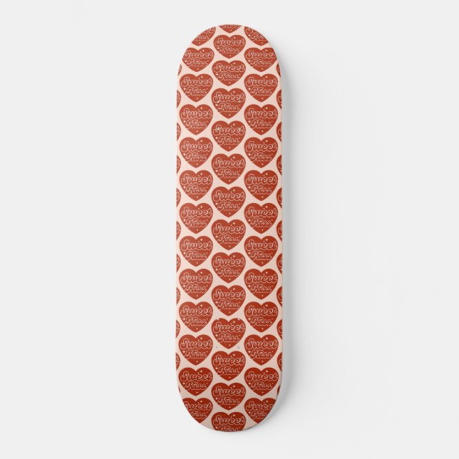 Süßer Kuss Skateboard (Vorderseite)