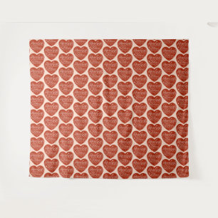 Süßer Kuss-Teppich Wandteppich