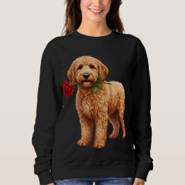 ‏Süßer Labradoodle Hund Sweatshirt
