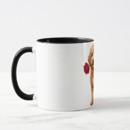 ‏Süßer Labradoodle Hund Tasse