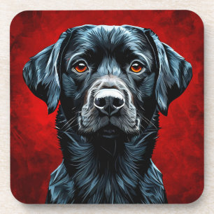 Süßer Labrador-Hund Getränkeuntersetzer
