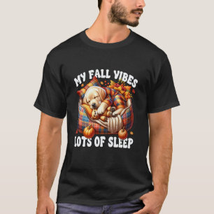 Süßer Labrador Retriever Stuff Lustiger Herbst Spr T-Shirt
