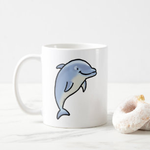 Süßer lächelnder Delfin Kaffeetasse