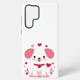 Süßer launischer Valentinstag-Welpe Samsung Galaxy Hülle