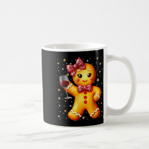 Süßer Lebkuchen-Leopard-Coquette-Weihnachten Wein Kaffeetasse