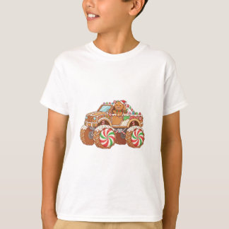 Süßer Lebkuchen-Süßigkeiten-Monstertruck – Festlic T-Shirt