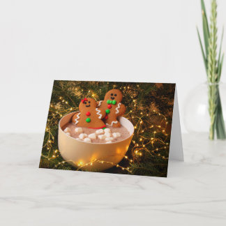 Süßer Lebkuchen-Weihnachten Feiertagskarte