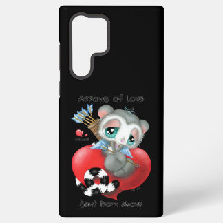 Süßer Lemur mit Liebespfeilen – Herzliches Design Samsung Galaxy Hülle