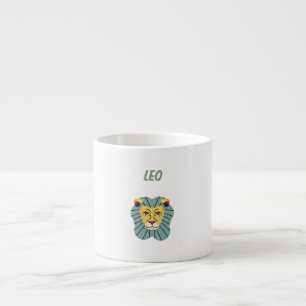 Süßer Leo, Tierkreiszeichen, Sternzeichen Druck Espressotasse