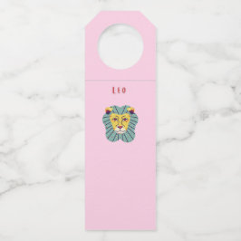 Süßer Leo, Tierkreiszeichen, Sternzeichen Druck Flaschenanhänger
