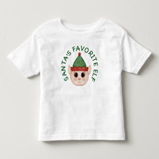 Süßer Lieblingself von Santa-Christmas-Toddler-T-S Kleinkind T-shirt