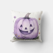 Süßer lila Kürbis Halloween
