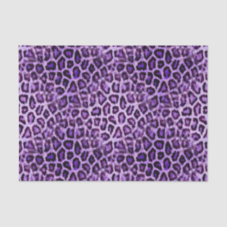 Süßer lila Leopard-Tierdruck für Mädchenparty Seidenpapier