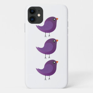 süßer lila Vogel Case-Mate iPhone Hülle