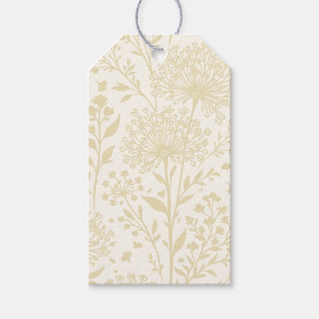 Süßer Löwenzahn Goldenes Weizen - Neutral Geschenkanhänger (Vorderseite)