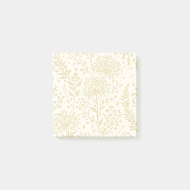Süßer Löwenzahn Goldenes Weizen - Neutral Post-it Klebezettel (Vorderseite)