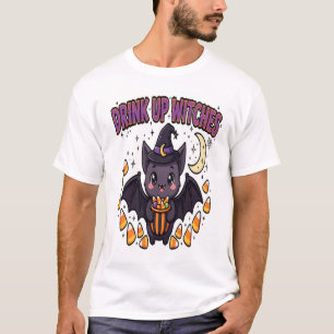 Süßer lustiger Halloween-Vampir-Fledermaus T-Shirt