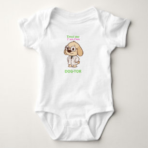 Süßer lustiger Hund-Tor Baby-Body Baby Strampler