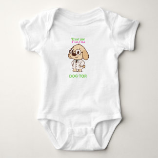 Süßer lustiger Hund-Tor Baby-Body Baby Strampler