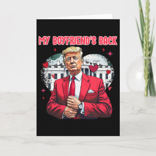 Süßer lustiger Trump-Valentinstag Mein Freund Ck W Karte
