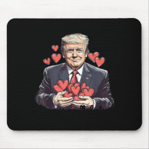 Süßer lustiger Valentinstag Trump ist Valentinstag Mousepad