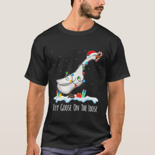 Süßer lustiger Weihnachtsmann Ente Alberne Gans Au T-Shirt