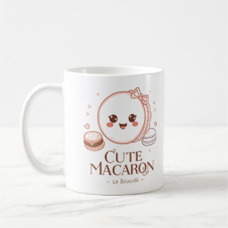 Süßer Macaron-Liebhaber | Französischer Macaron-De Kaffeetasse