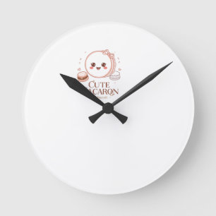 Süßer Macaron-Liebhaber Französischer Macaron-De Runde Wanduhr