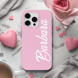 Süßer, Mädchenhafter, Maßgeschneiderter Rosa Name Case-Mate iPhone Hülle