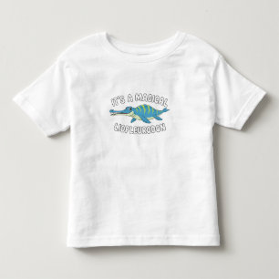 Süßer magischer Liopleurodon Fantasy-Urzeit-Ozean Kleinkind T-shirt