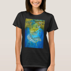 Süßer Mahi Mahi Angel Fisch Thunfisch Und Schildkr T-Shirt