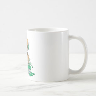 Süßer Maler-Bär Kaffeetasse