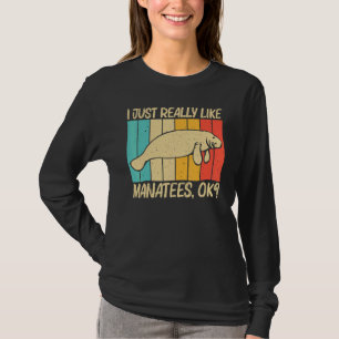 Süßer Manati Für Männer Frauen Seekuh Dugong Manat T-Shirt