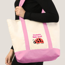 Süßer Marienkäfer-Babysachen-Name Schwarz Rosa