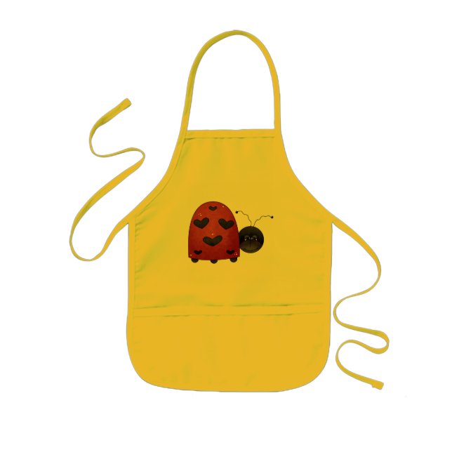 Süßer Marienkäfer Kinderschürze (Vorne)