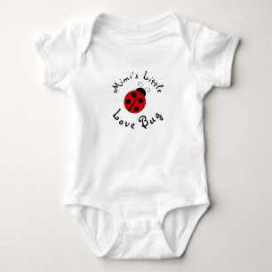 Süßer Marienkäfer Personalisierter Mimis Kleiner L Baby Strampler
